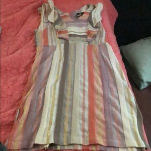 Ace & jig Magdalena midi dress halo stripe nwt med